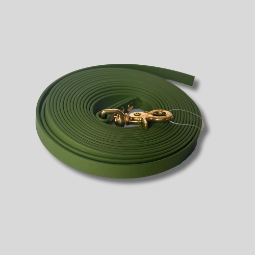 Longe biothane TPU olive