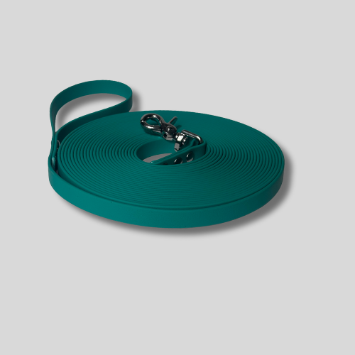 longe biothane TPU vert chasseur