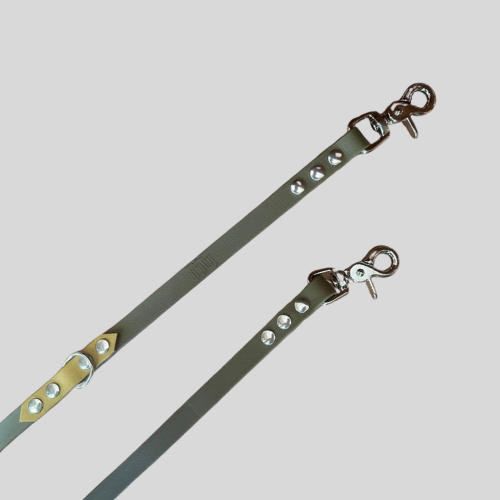 Laisse Biothane®️ pour chien multiposition bandoulière 2,50M