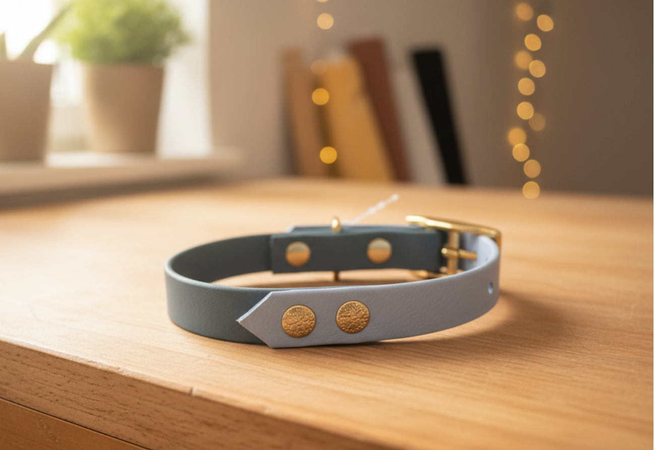 Collier Biothane Bicolore taille 25/35cm