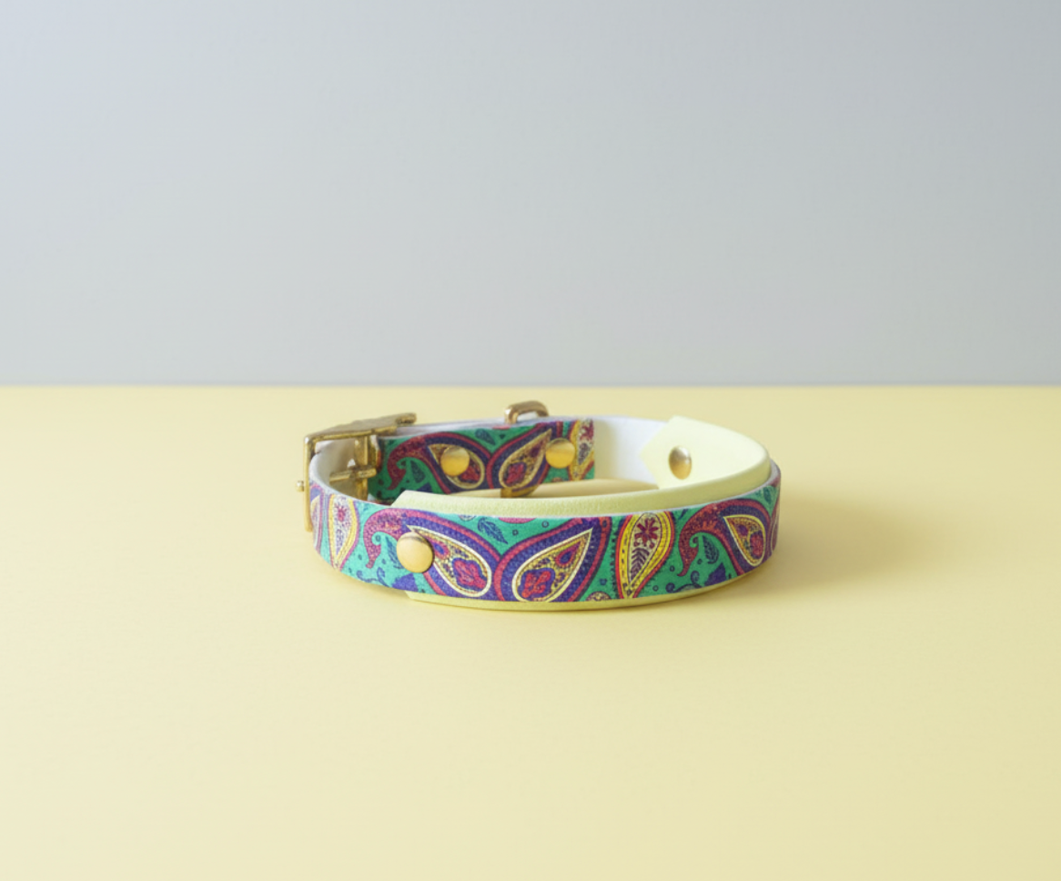 Collier Biothane Bi-Largeur UV taille 30/40cm