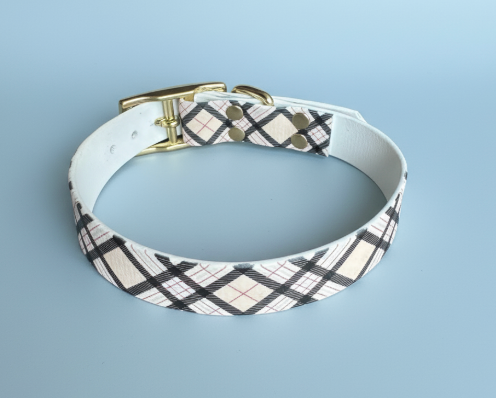 Collier Biothane uv taille  35/45cm